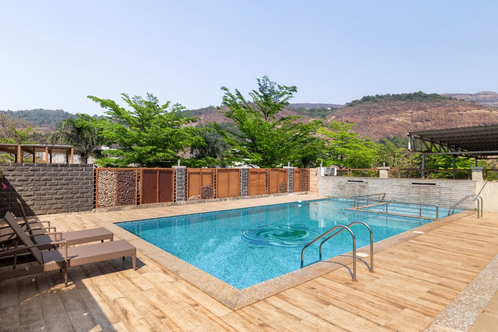 Pool with Mountain View